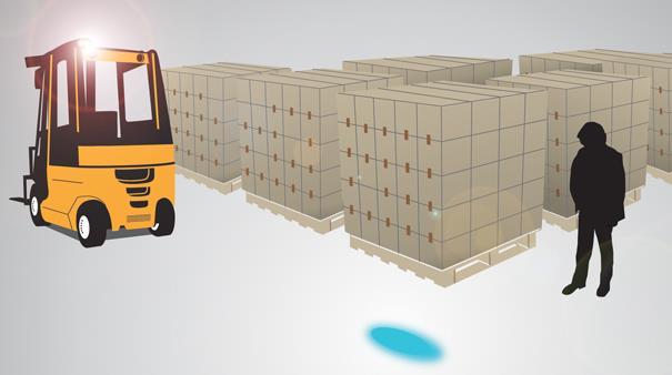 safety forklift light